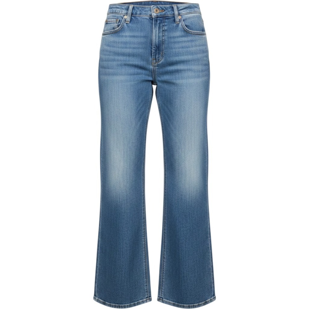 J.Crew Wide Leg Jeans Womens 28 Light Blue BY994 High Rise Denim New With Tags